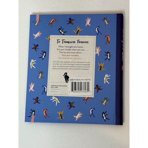 The Very Best Cat Keepsake Journal Memory Book Pet Owner Gift - Picture 3 of 3